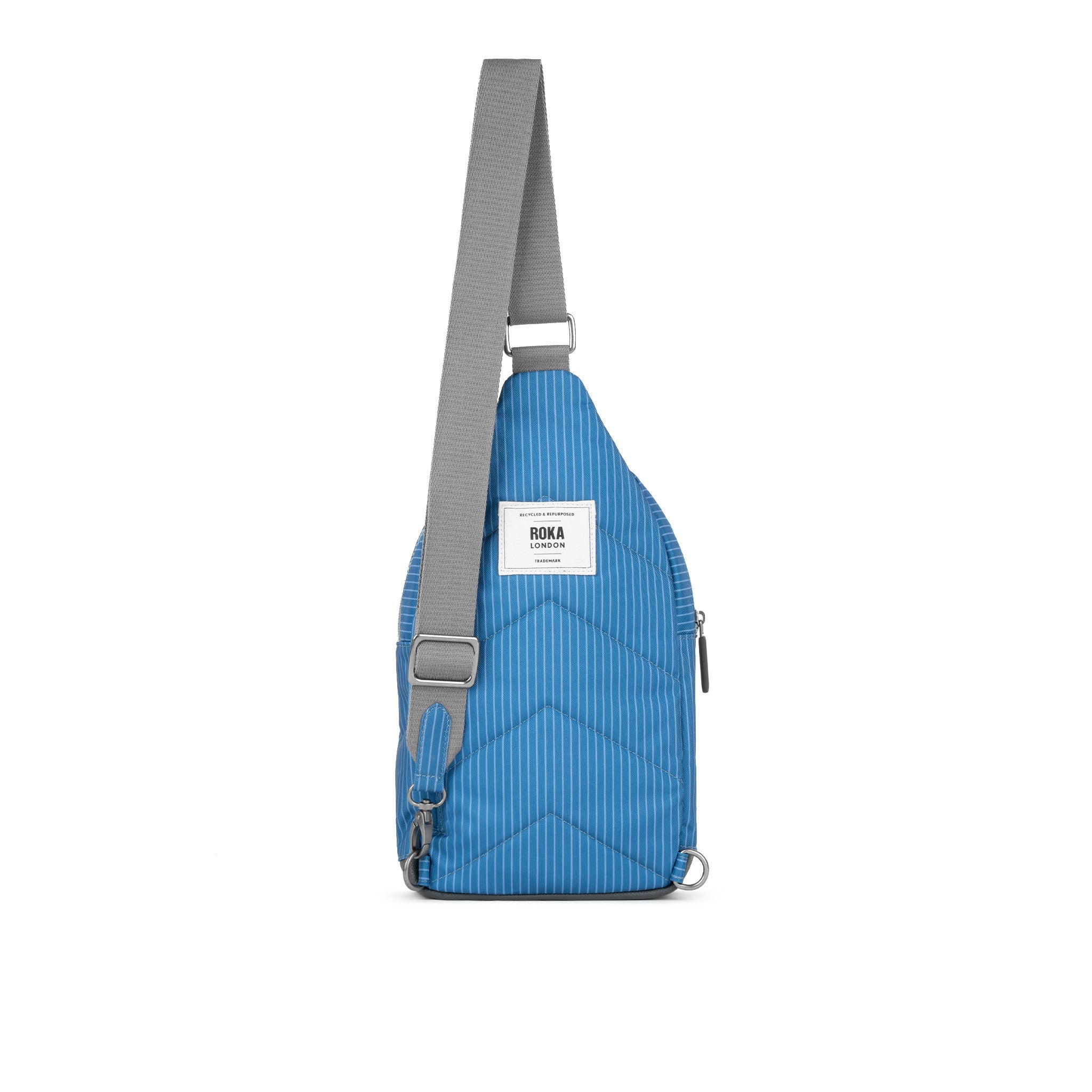Willesden Sling Bag Large Recycled Canvas - Medium Wash Denim