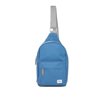 Willesden Sling Bag Large Recycled Canvas - Medium Wash Denim