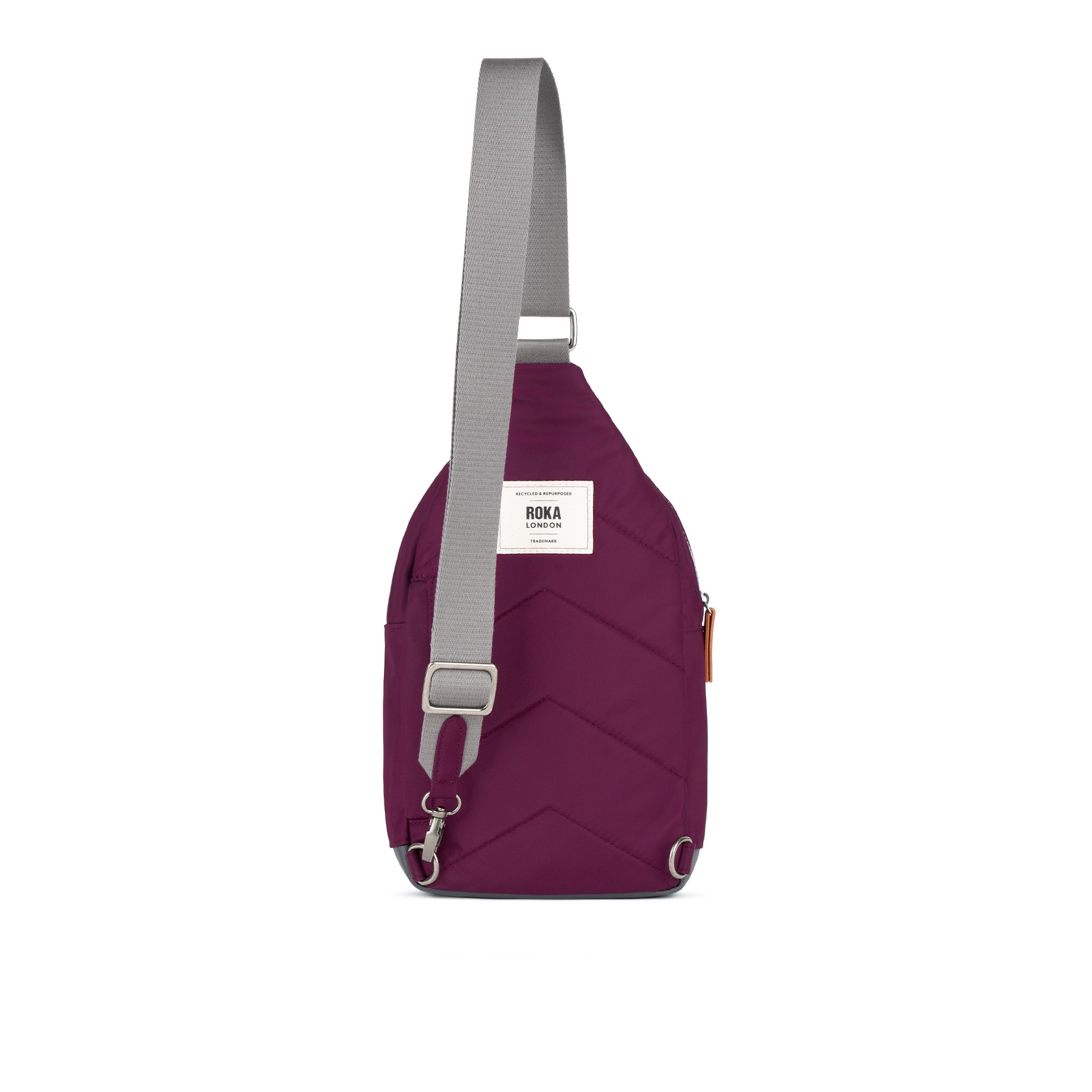 Willesden Sling Bag Large Recycled Nylon Ripstop - Royal Burgundy