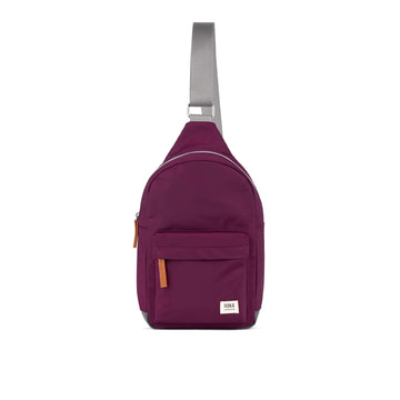 Willesden Sling Bag Large Recycled Nylon Ripstop - Royal Burgundy