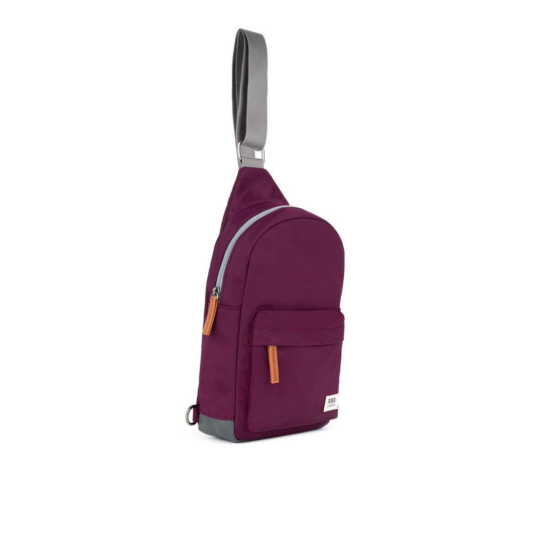 Willesden Sling Bag Large Recycled Nylon Ripstop - Royal Burgundy