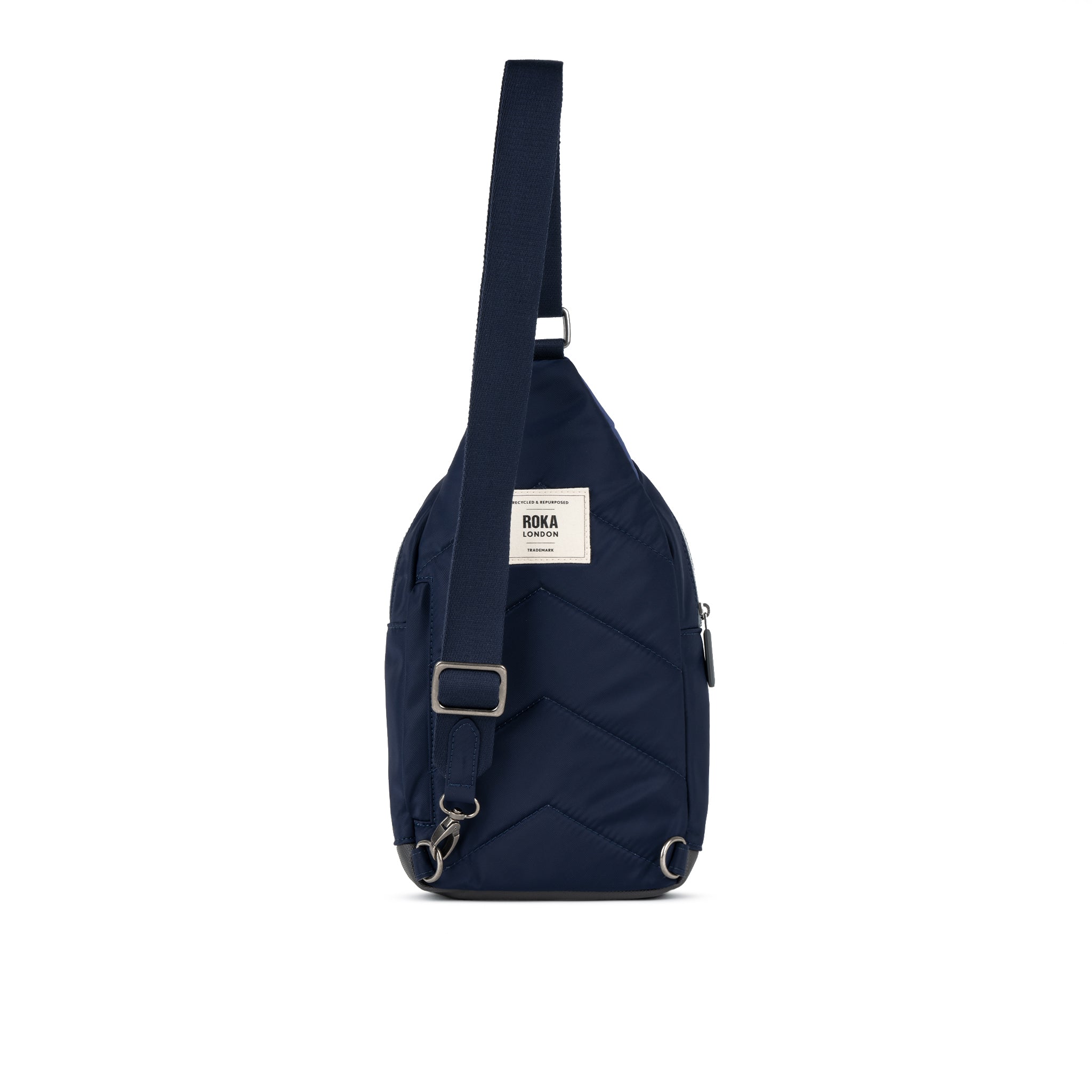 Willesden Sling Bag Large Recycled Nylon - Indigo Tonal