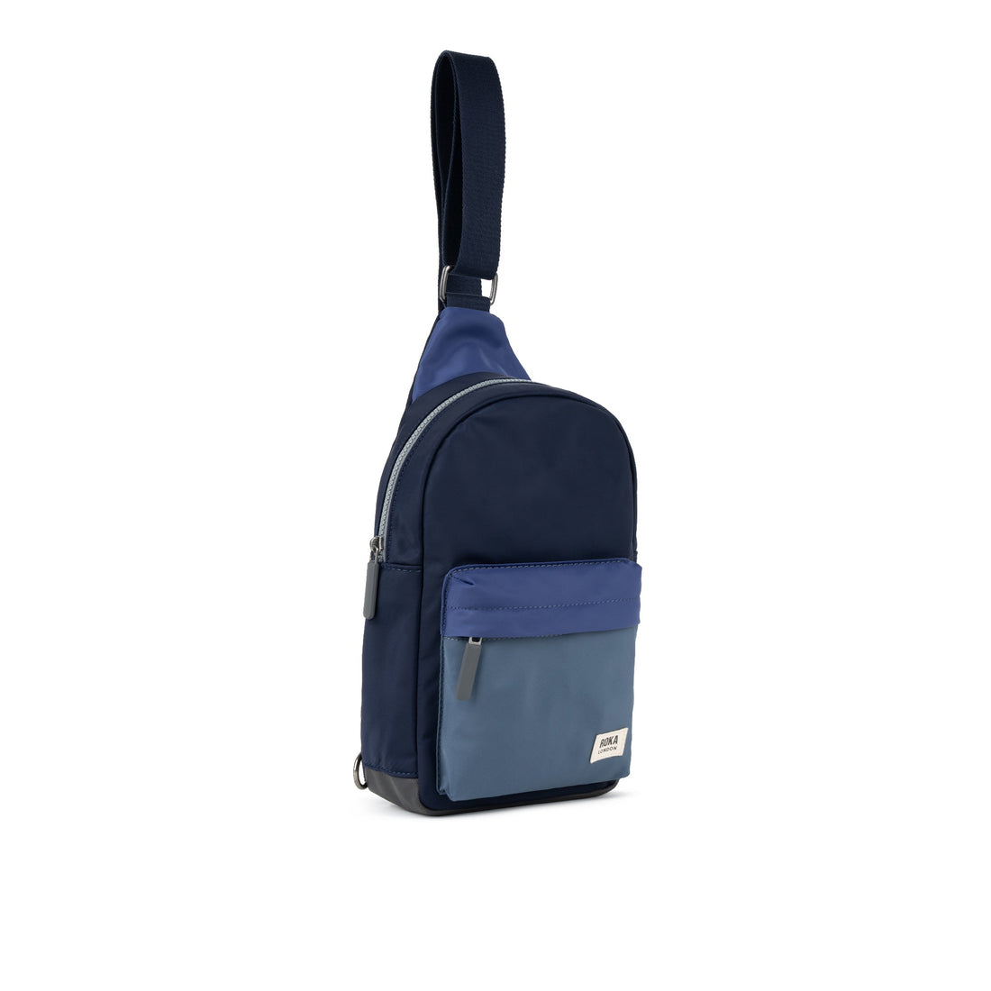 Willesden Sling Bag Large Recycled Nylon - Indigo Tonal