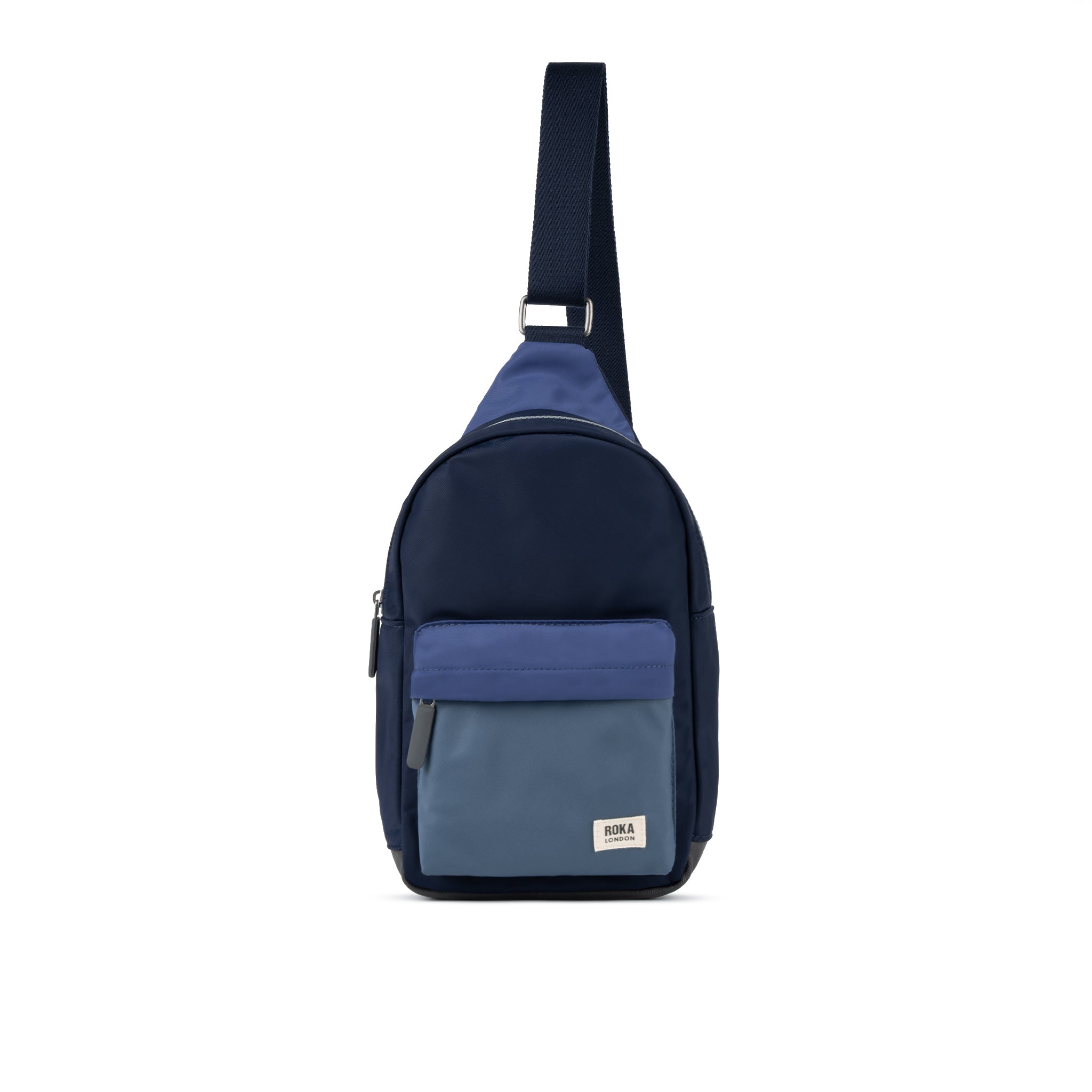 Willesden Sling Bag Large Recycled Nylon - Indigo Tonal