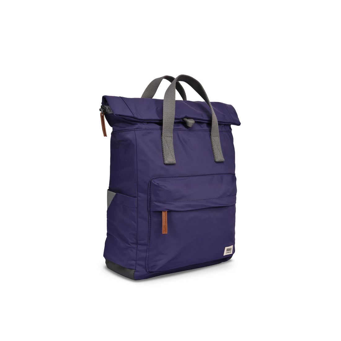 Canfield Roll Top Backpack Medium Recycled Nylon - Mulberry