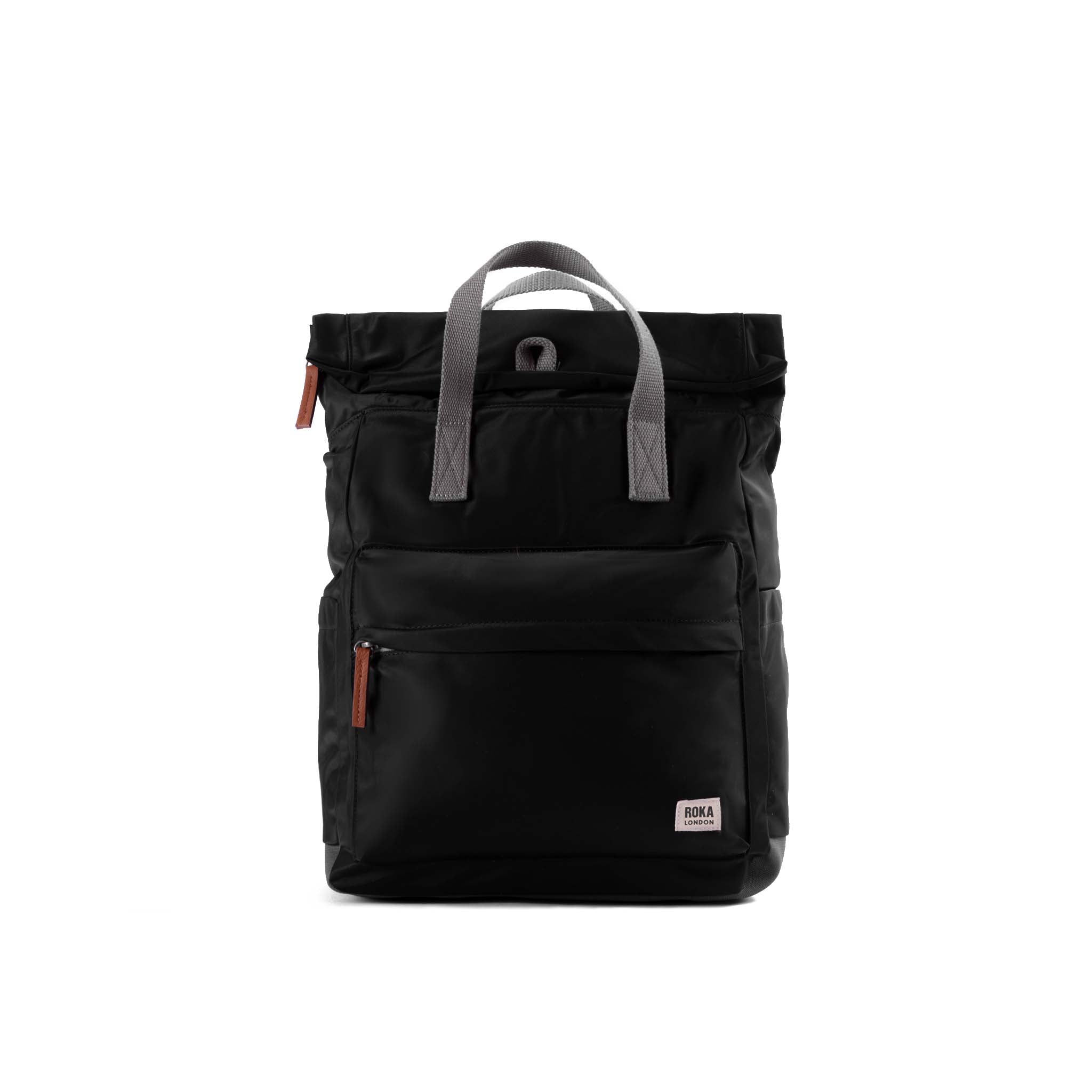 Canfield Roll Top Backpack Small Recycled Nylon - Black