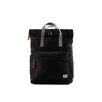 Canfield Roll Top Backpack Small Recycled Nylon - Black