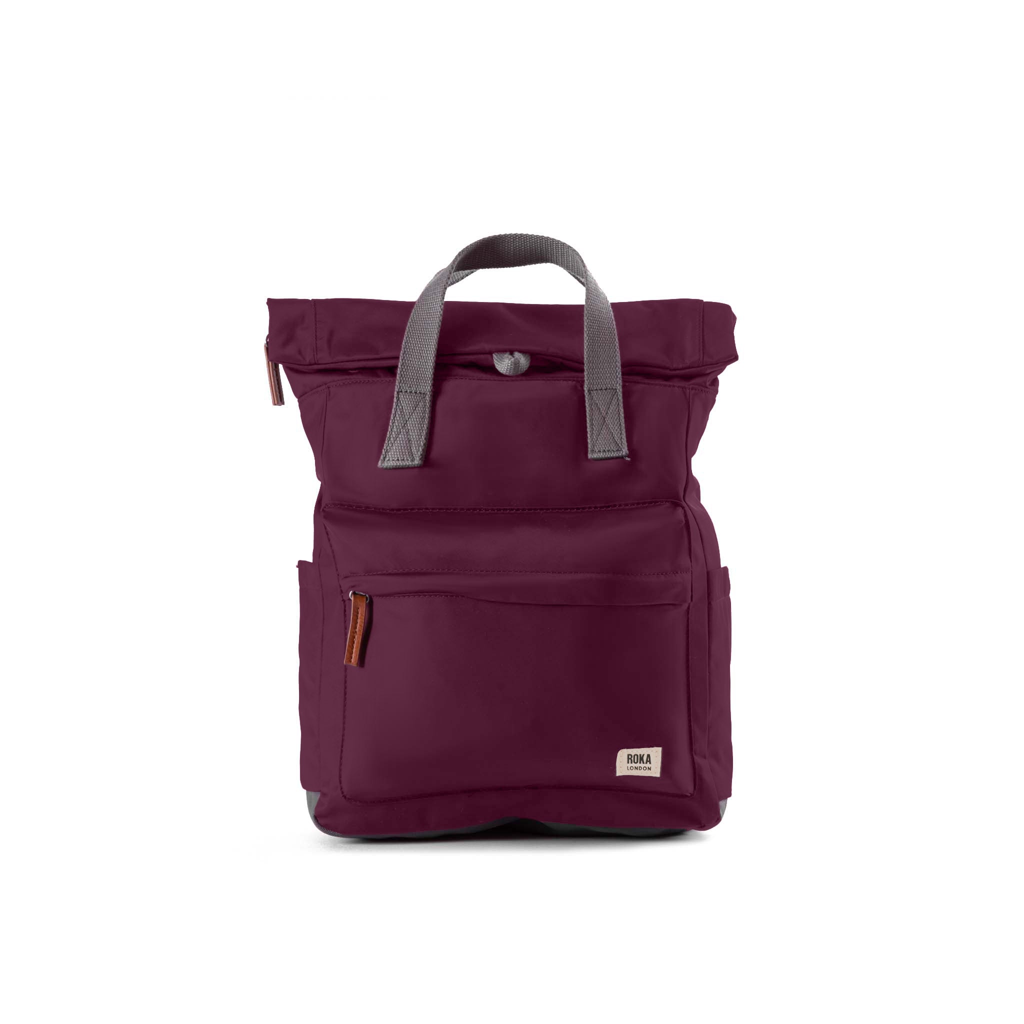 Canfield Roll Top Backpack Small Recycled Nylon - Plum