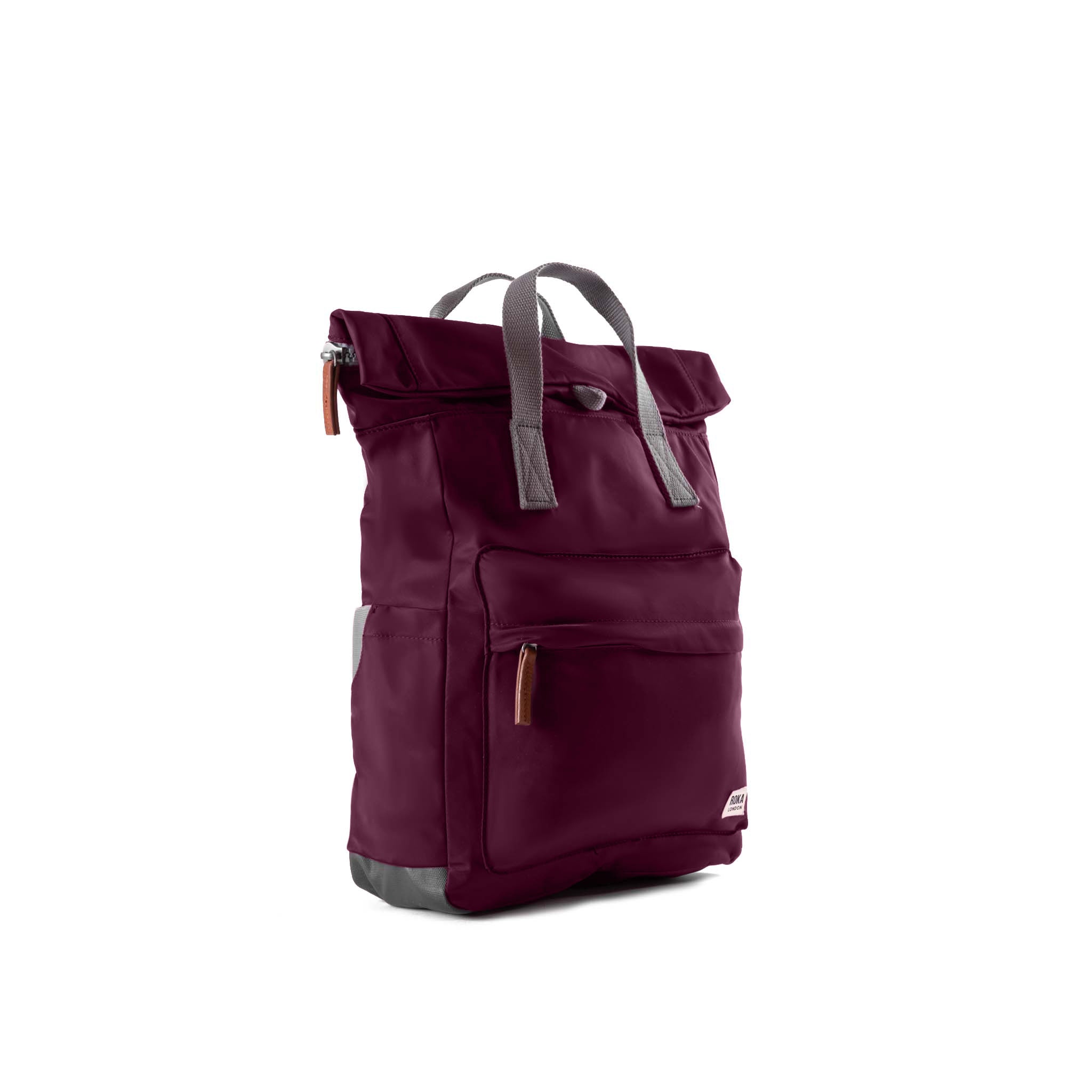 Canfield Roll Top Backpack Medium Recycled Nylon - Plum