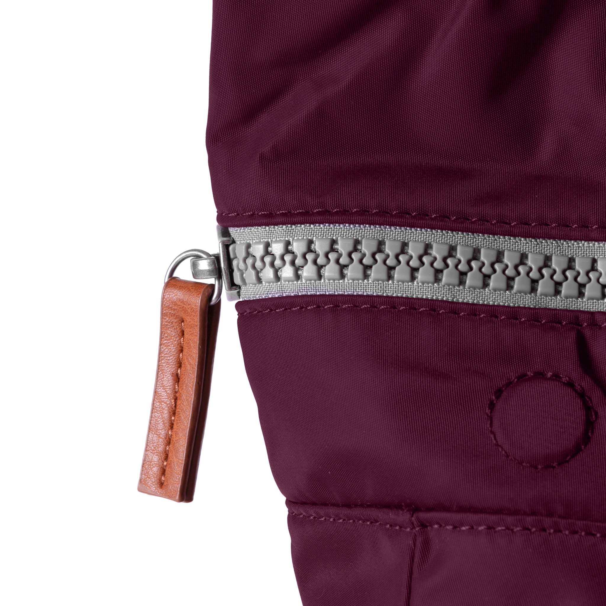 Canfield Roll Top Backpack Small Recycled Nylon - Plum