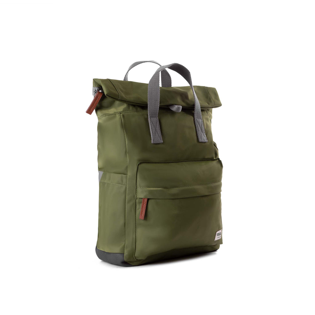 Canfield Roll Top Backpack Small Recycled Nylon - Avocado