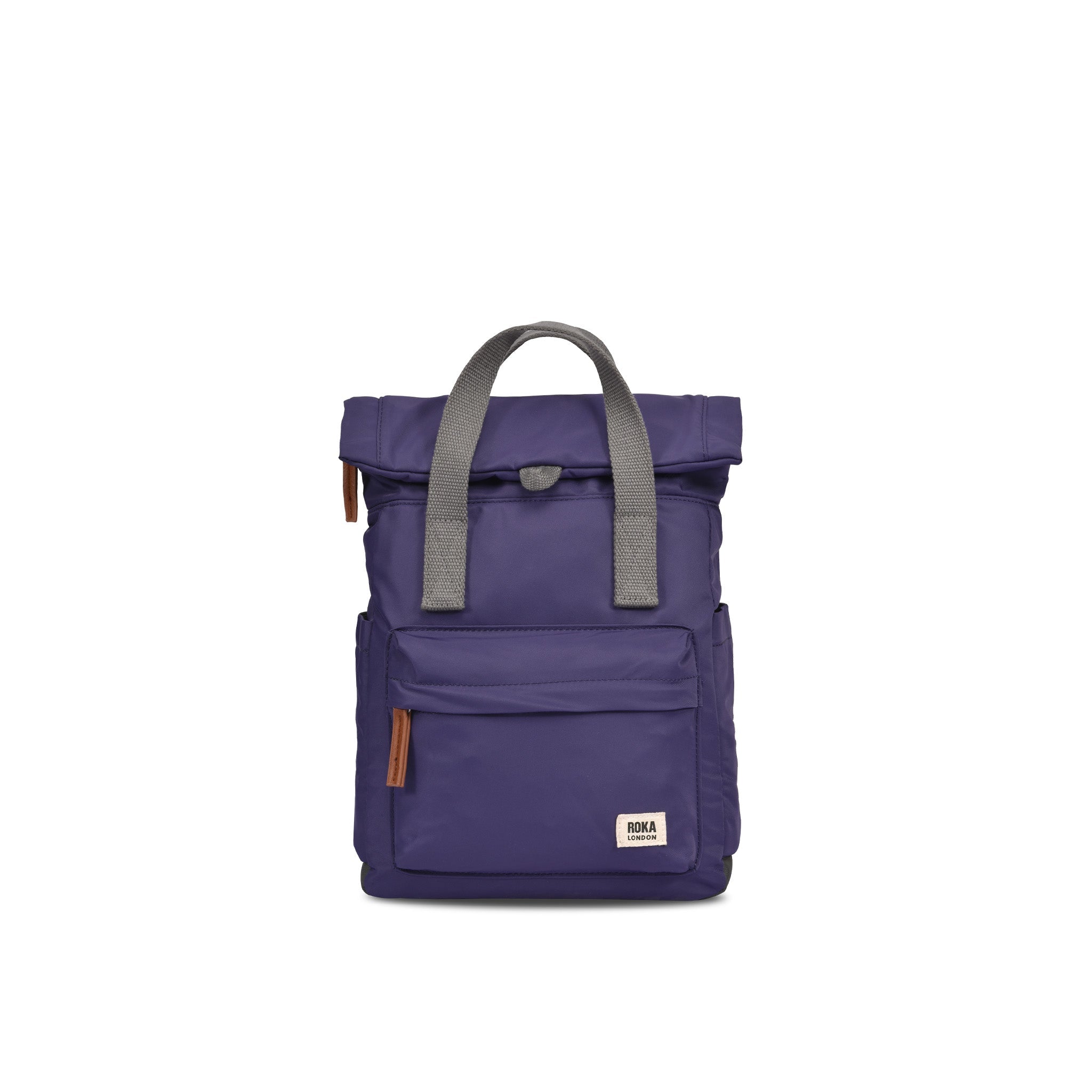Canfield Roll Top Backpack Small Recycled Nylon - Mulberry