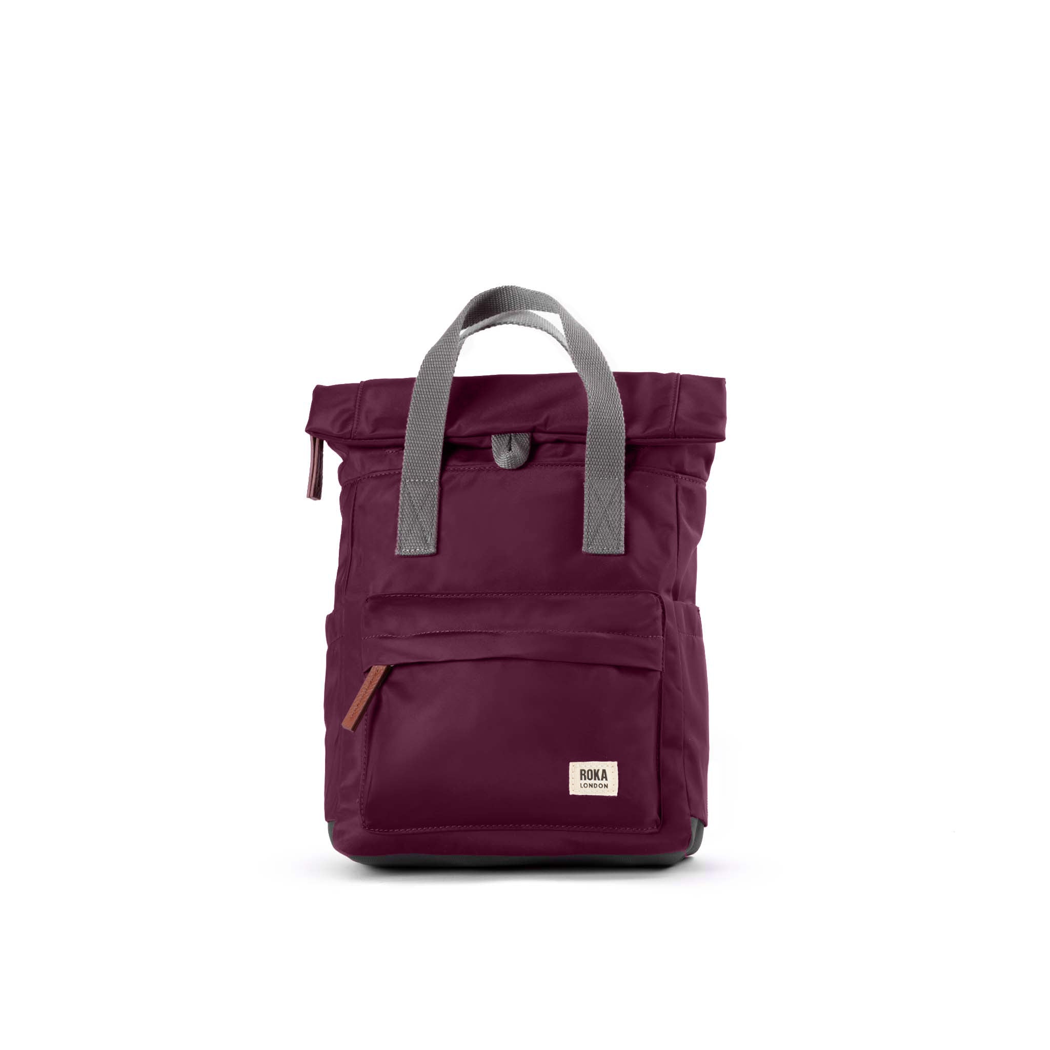 Canfield Roll Top Backpack Small Recycled Nylon - Plum