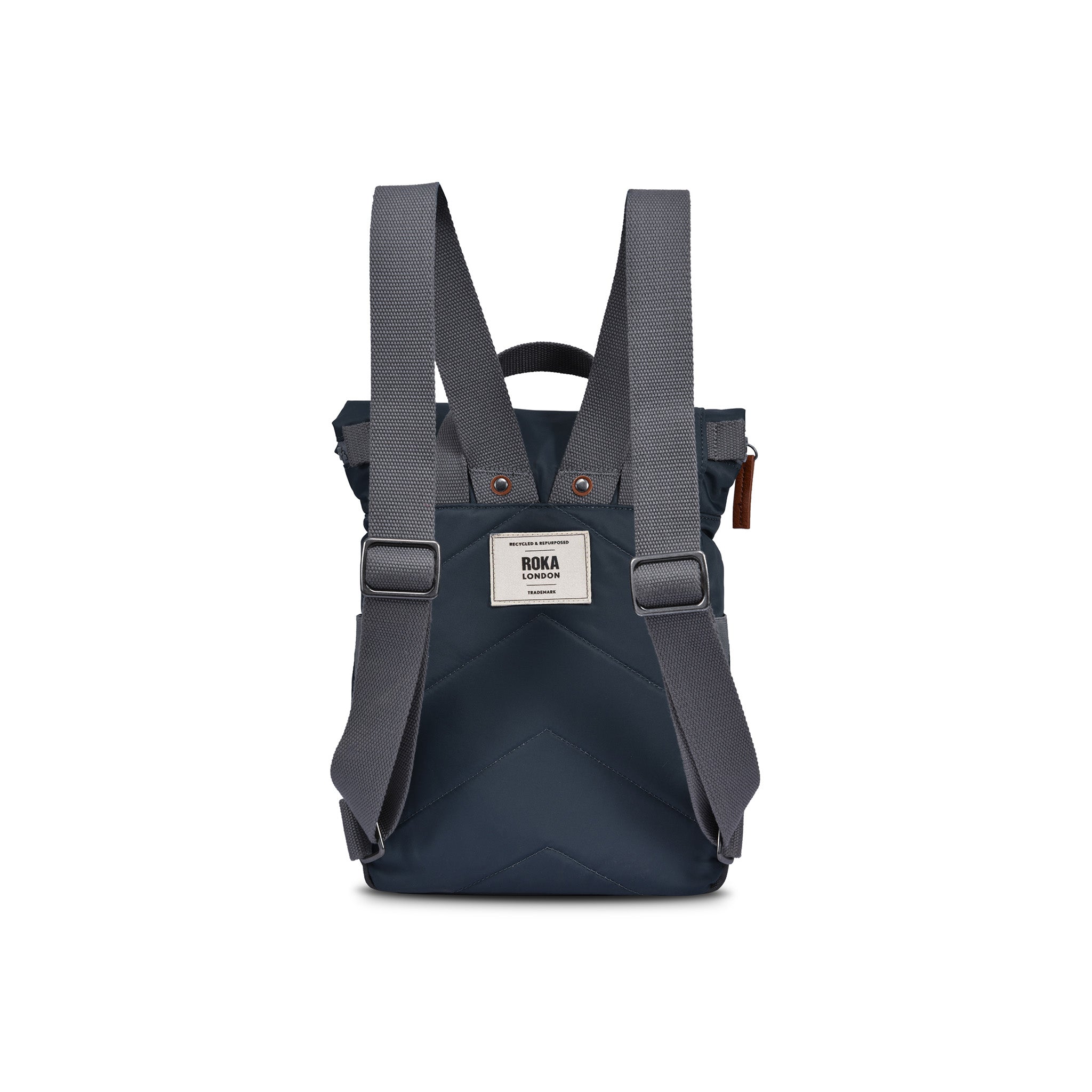 Canfield Roll Top Backpack Small Recycled Nylon - Smoke