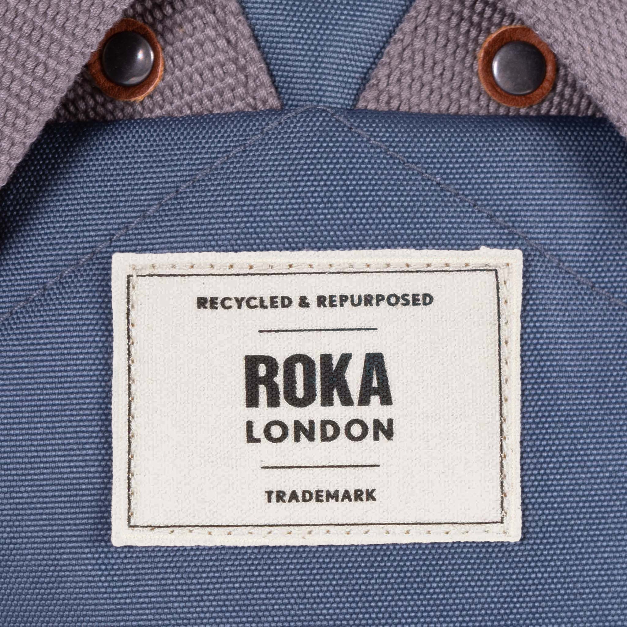 Finchley Backpack Small Recycled Canvas - Airforce