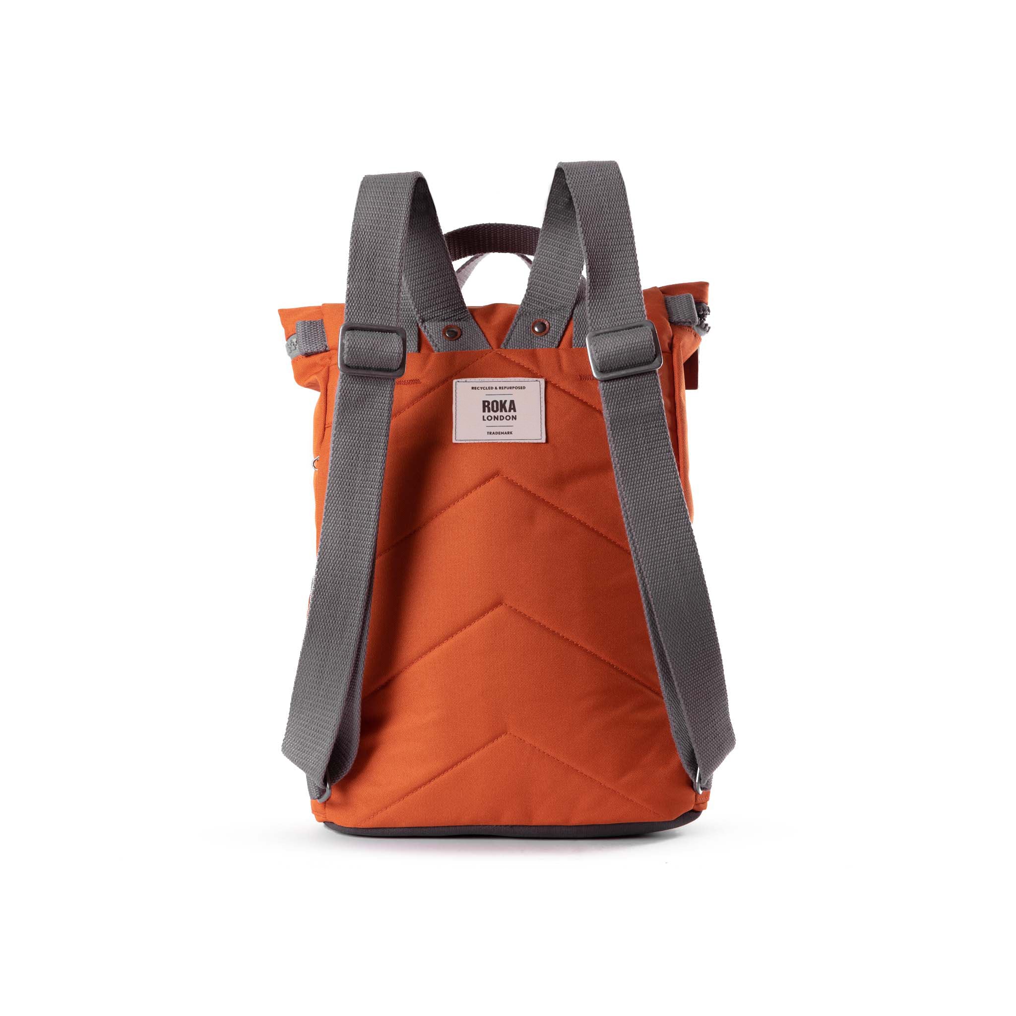 Finchley Backpack Small Recycled Canvas - Atomic Orange