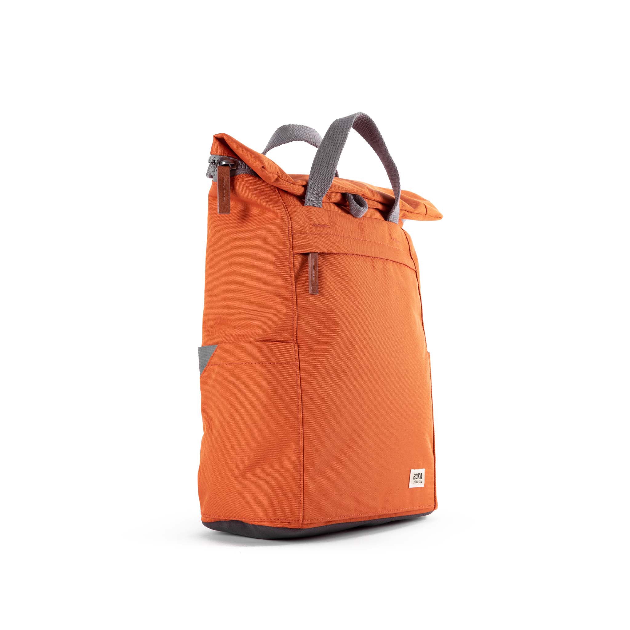 Finchley Backpack Small Recycled Canvas - Atomic Orange