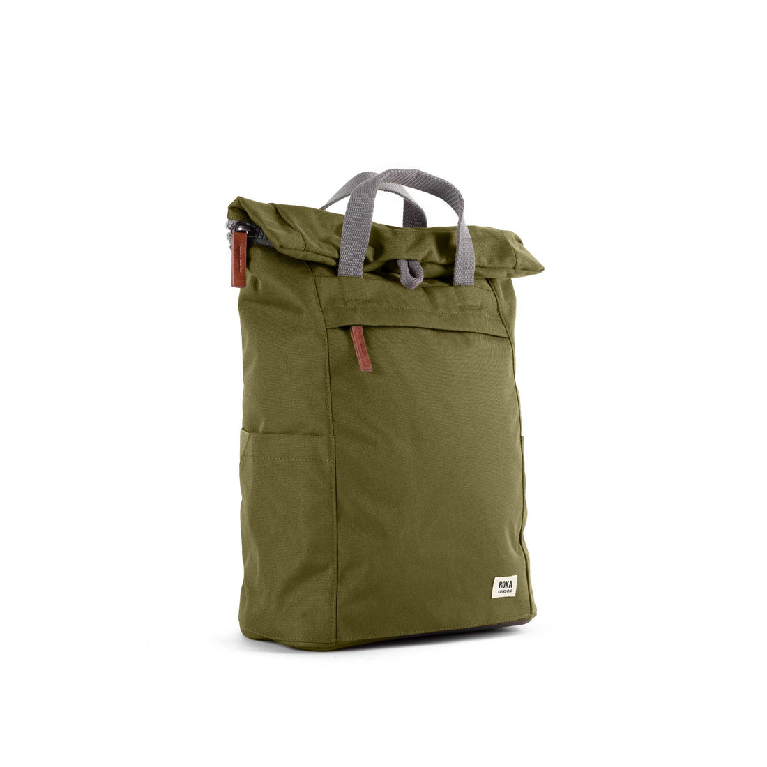 Finchley Backpack Medium Recycled Canvas - Moss