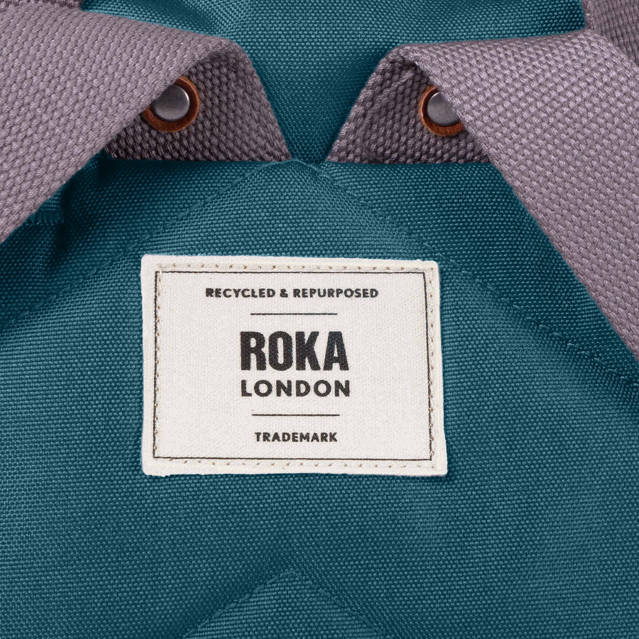 Finchley Backpack Medium Recycled Canvas - Teal