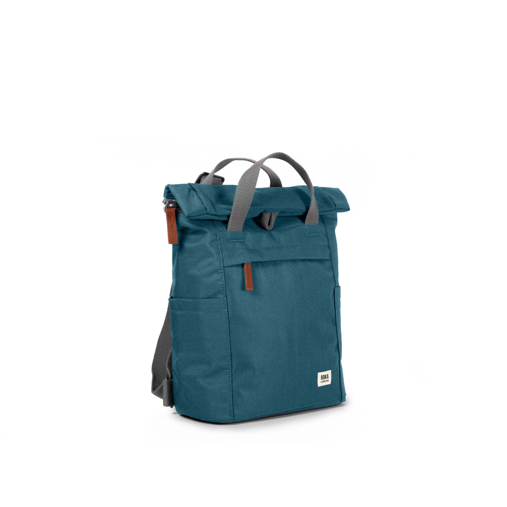 Finchley Backpack Small Recycled Canvas - Teal