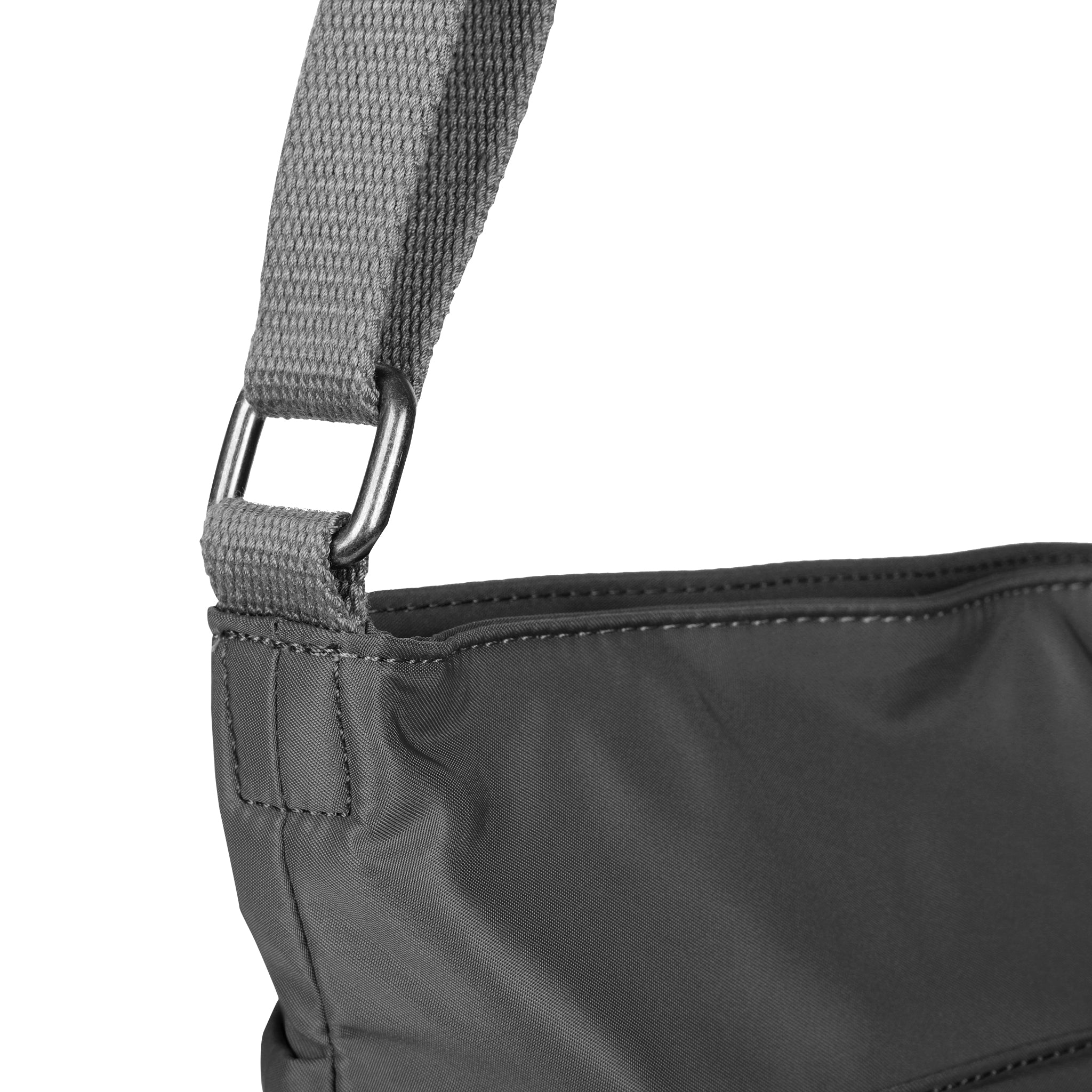 Kennington Crossbody Bag Medium Recycled Nylon - Graphite