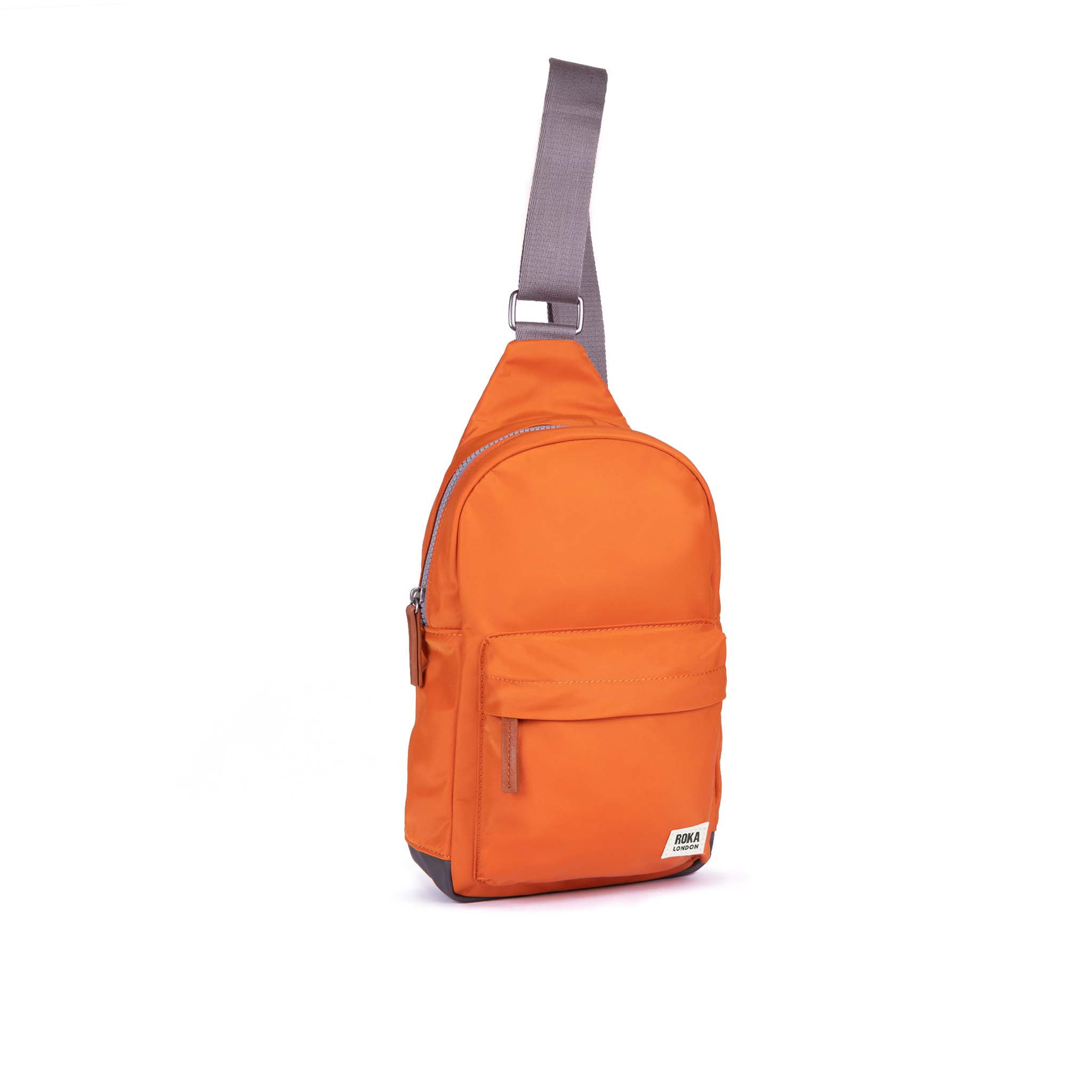 Willesden Sling Bag Large Recycled Nylon - Burnt Orange
