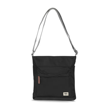Kennington Crossbody Bag Medium Recycled Nylon - Black