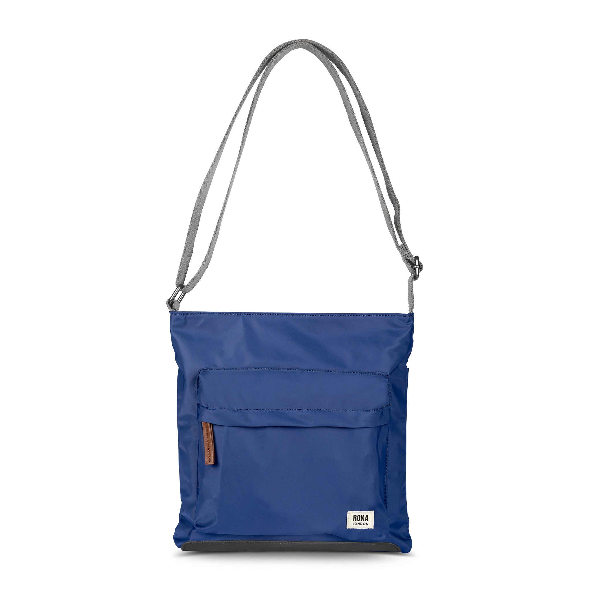 Kennington Crossbody Bag Medium Recycled Nylon - Burnt Blue