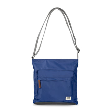 Kennington Crossbody Bag Medium Recycled Nylon - Burnt Blue