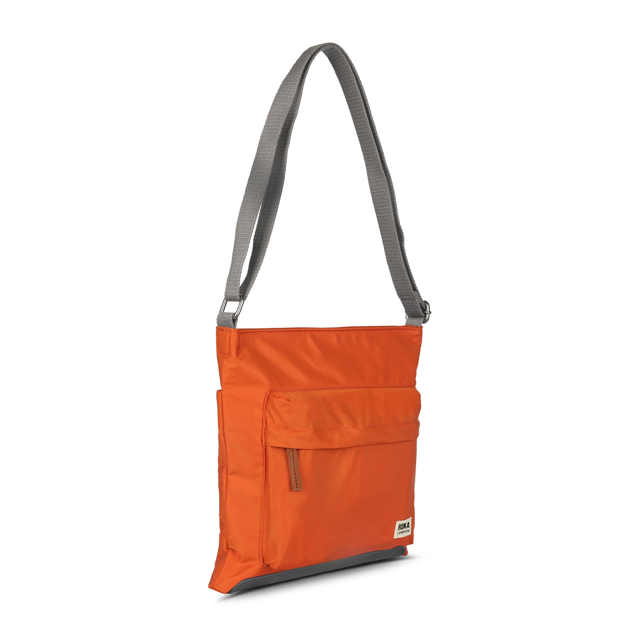 Kennington Crossbody Bag Medium Recycled Nylon - Burnt Orange