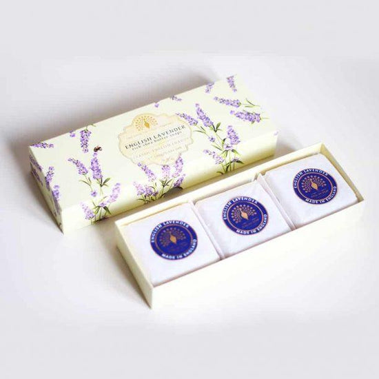 English Lavender Triple Soap Gift Box - RUTHERFORD & Co