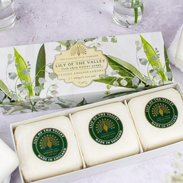 Lily Of The Valley Triple Soap Gift Box - RUTHERFORD & Co