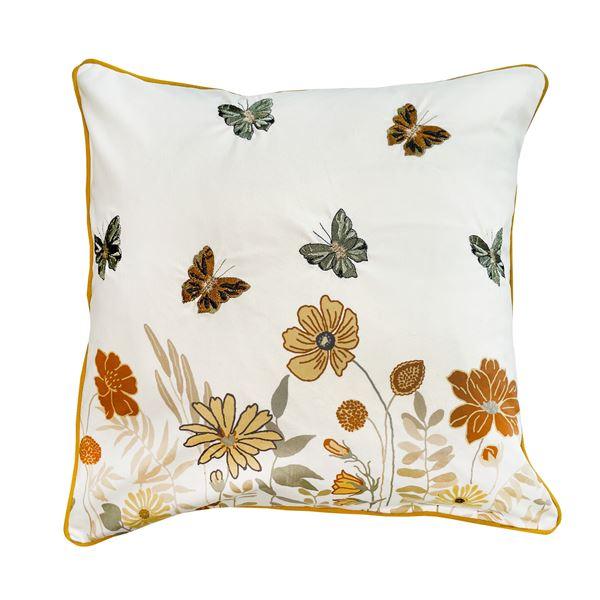 Malini Habika Rust Cushion - RUTHERFORD & Co