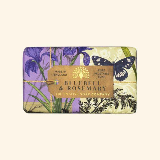 Anniversary Bluebell and Rosemary Soap - 190g - RUTHERFORD & Co