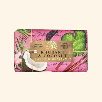 Anniversary Rhubarb and Coconut Soap - 190g - RUTHERFORD & Co