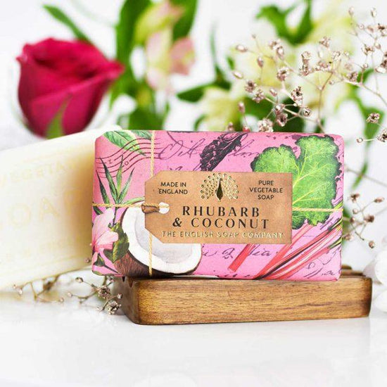 Anniversary Rhubarb and Coconut Soap - 190g - RUTHERFORD & Co