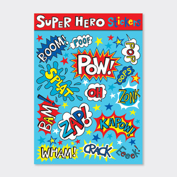 STICKER BOOKS - SUPER HERO