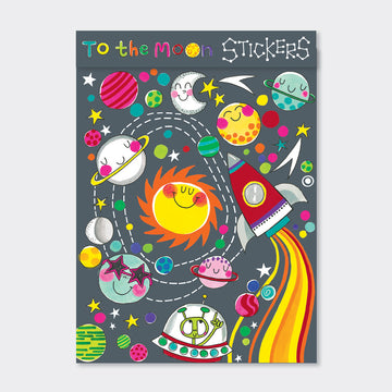 STICKER BOOKS - TO THE MOON