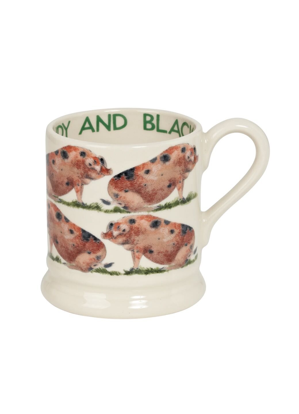 Oxfordshire Sandy & Black Pig 1/2 Pint Mug