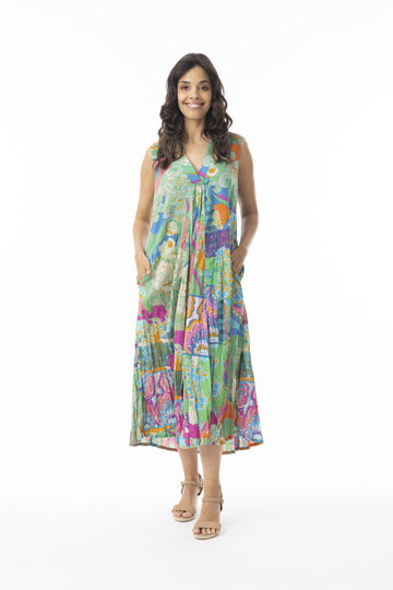 Santa Cruz V Sleeveless Dress