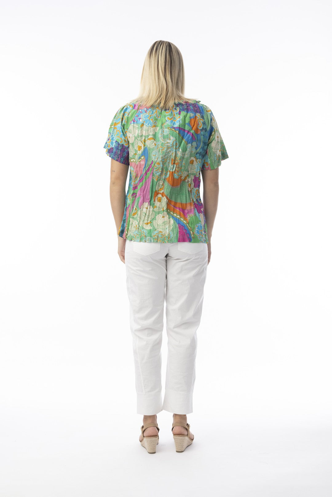 Santa Cruz Tie Short Sleeve Top