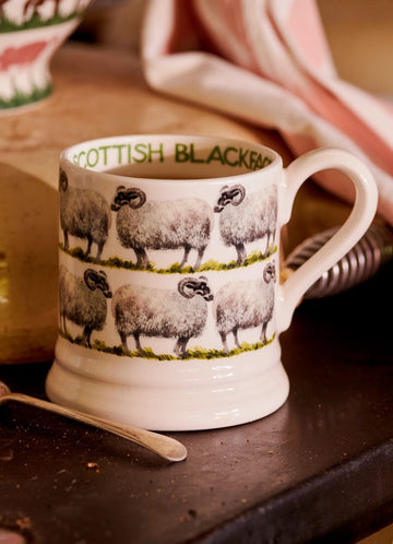 Scottish Blackface Sheep 1/2 Pint Mug