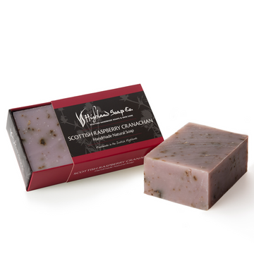 Scottish Raspberry Cranachan Soap 190g