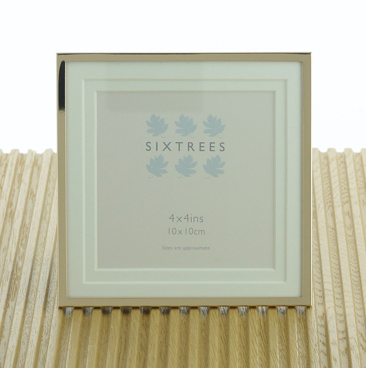 Sixtrees Park Lane Gold 4 x 4 inch Photoframe