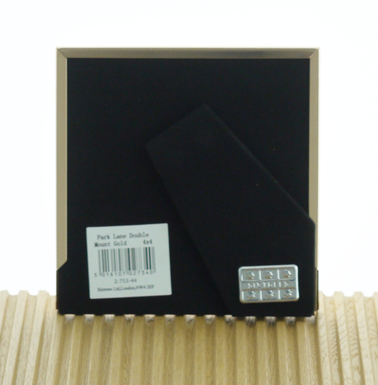 Sixtrees Park Lane Gold 4 x 4 inch Photoframe