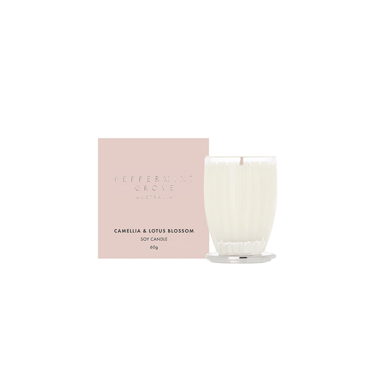 Camellia & Lotus Blossom Soy Candle - RUTHERFORD & Co