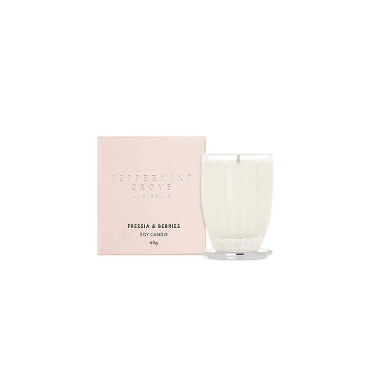 Freesia & Berries Soy Candle - RUTHERFORD & Co