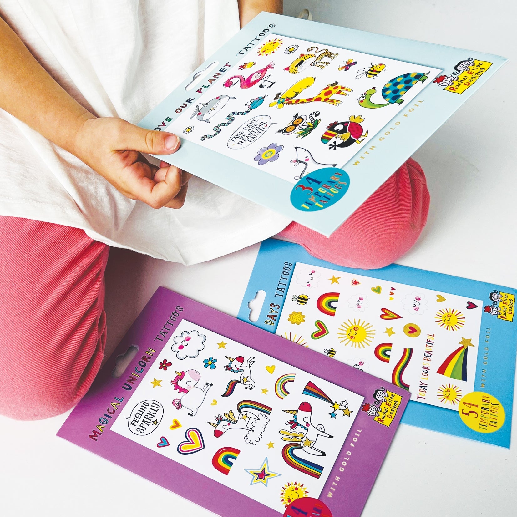 Children's Sunny Days Temporary Tattoos
