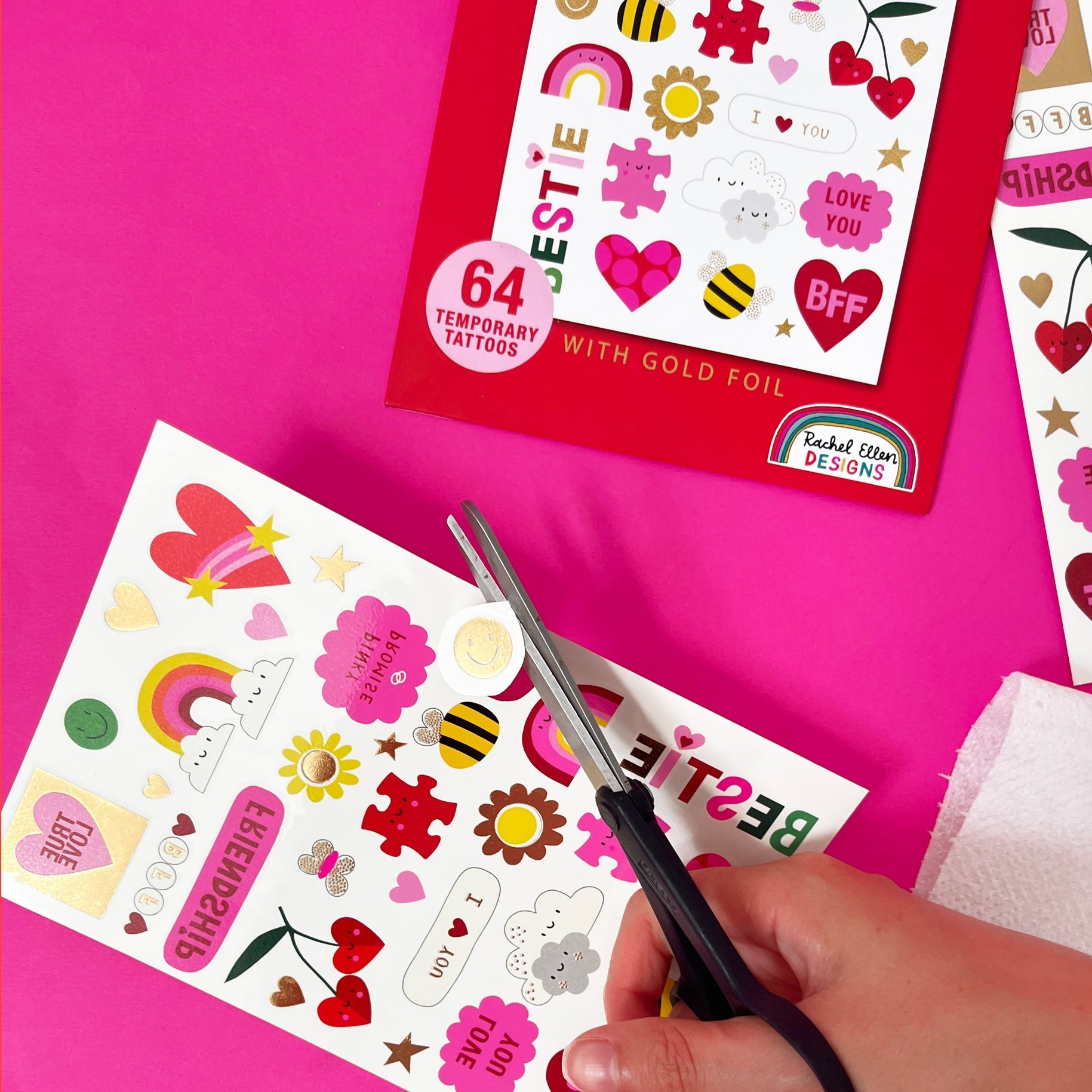 Children's Friendship Temporary Tattoos