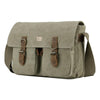 CLASSIC CANVAS MESSENGER BAG - TRP0210 - KHAKI - RUTHERFORD & Co